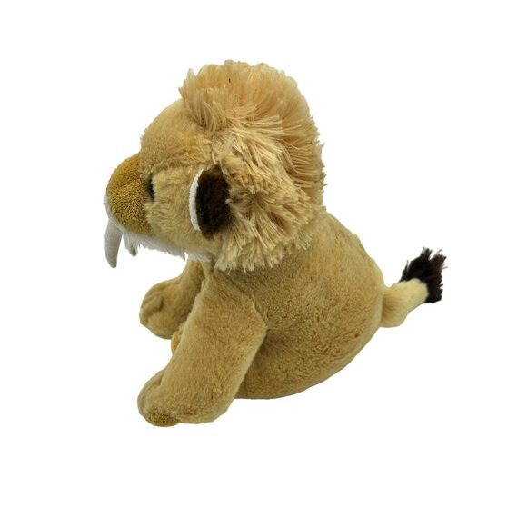 Destination Nation Aurora Saber Tooth Tiger Plush Stuffed Animal 10" FLAW - Picture 4 of 8